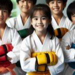 Young Martial Artists with Martial Arts Protective Gear