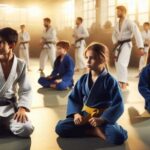 Children training in various Martial Arts for Offense and Defense like Brazilian Jiu-Jitsu, Muay Thai, and Karate