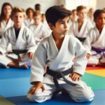 Kids practicing Gracie Jiu-Jitsu in a class