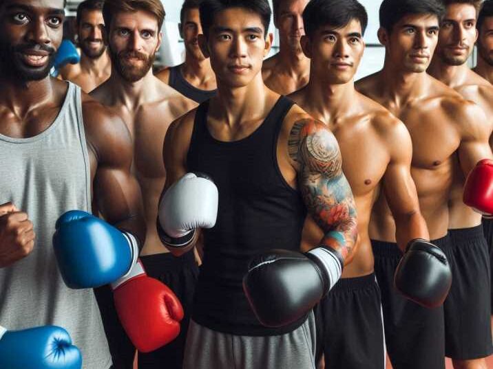 Famous boxers using the orthodox stance.